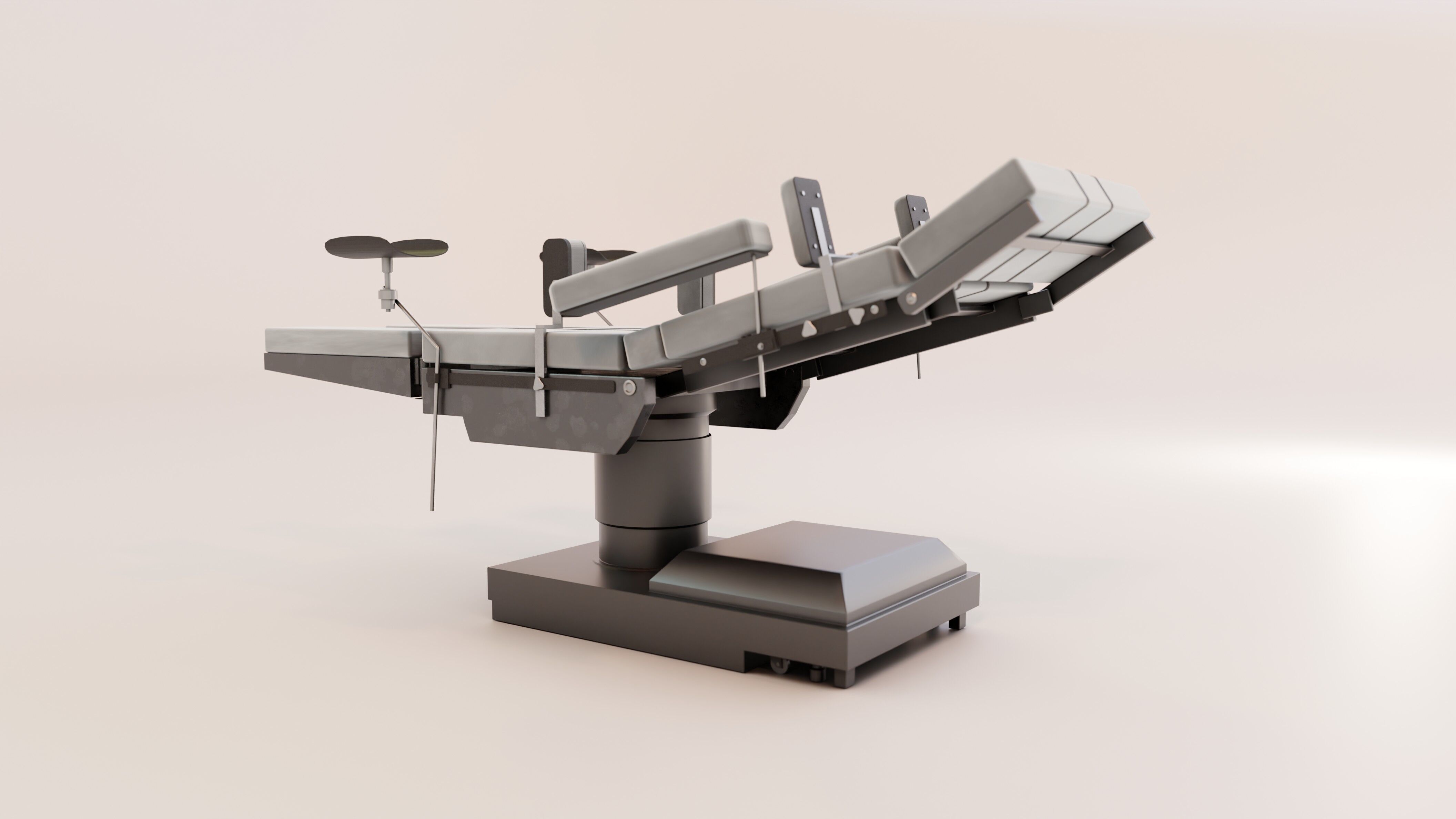  surgical table Low-poly 3D model_5