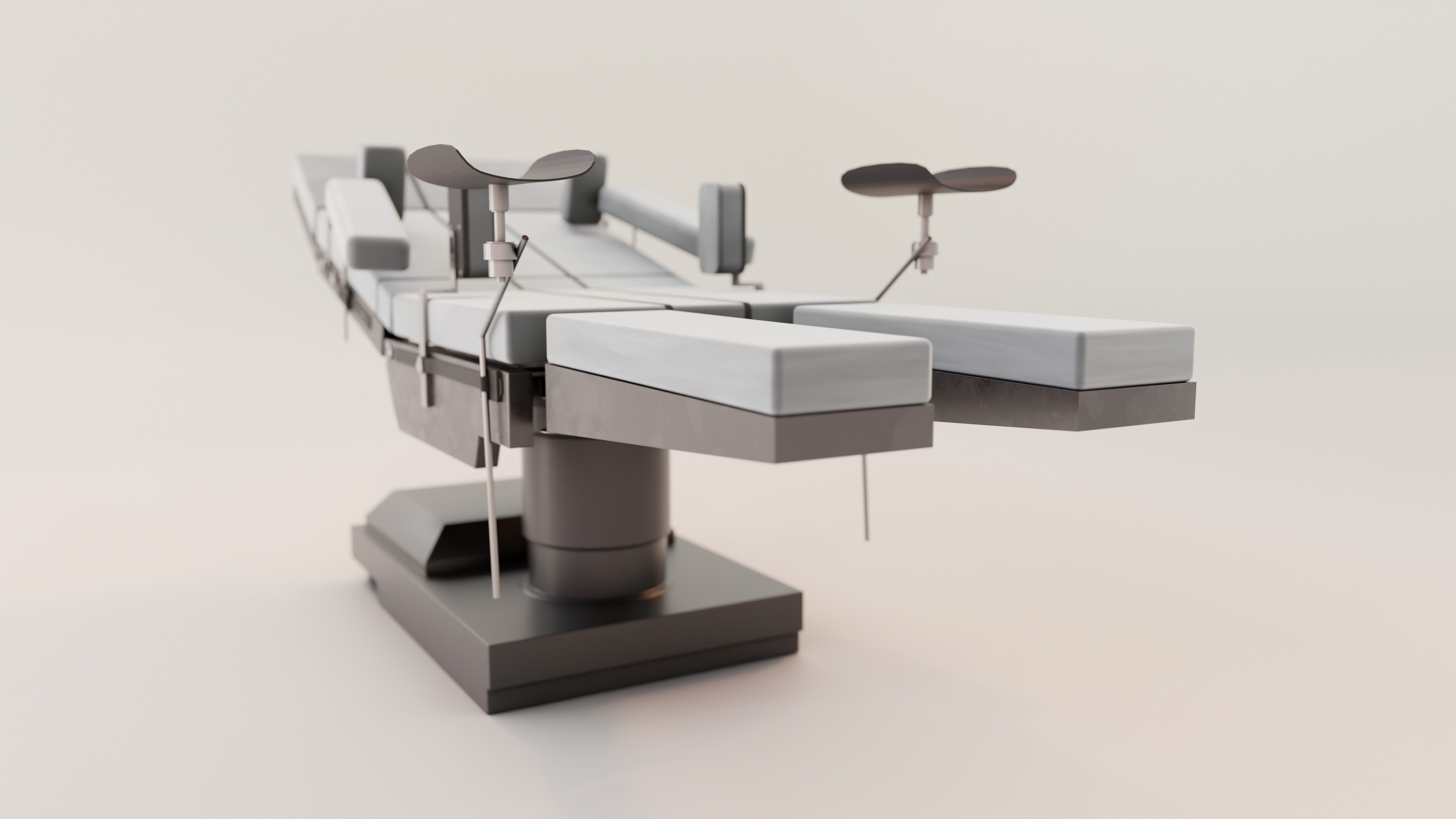  surgical table Low-poly 3D model_4
