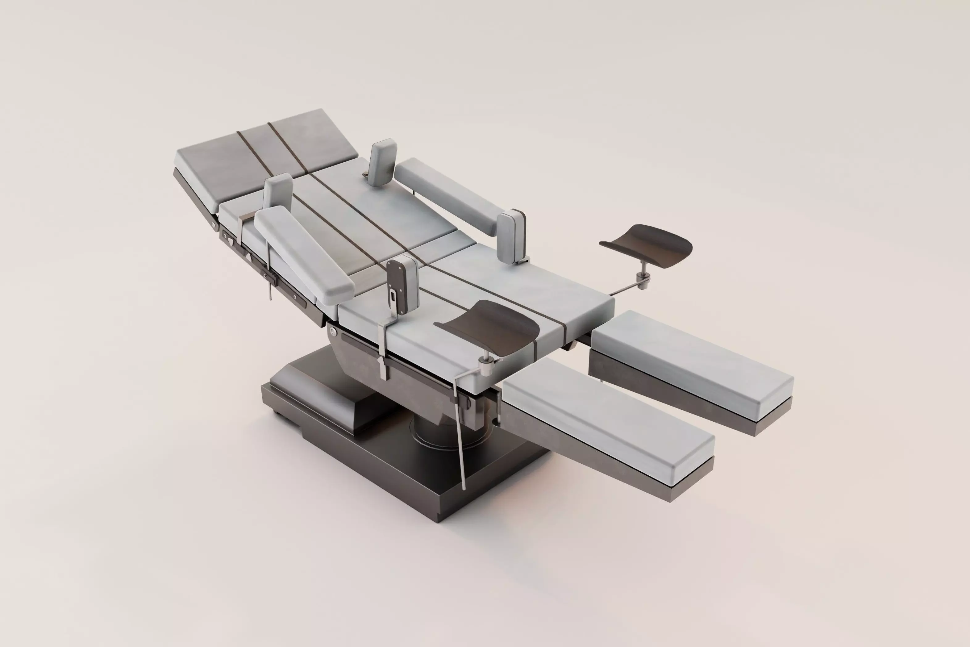  surgical table Low-poly 3D model_0