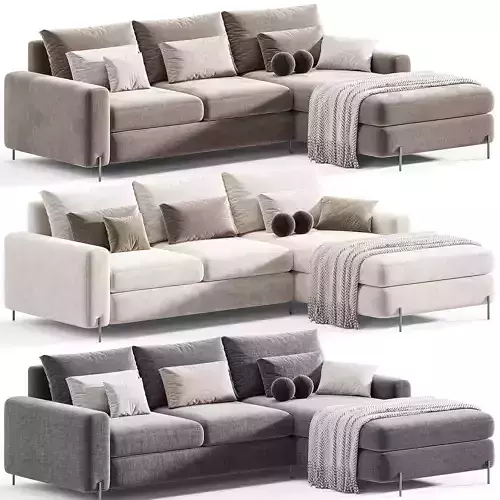 Corner sofa Haring Soft Terra 3D model