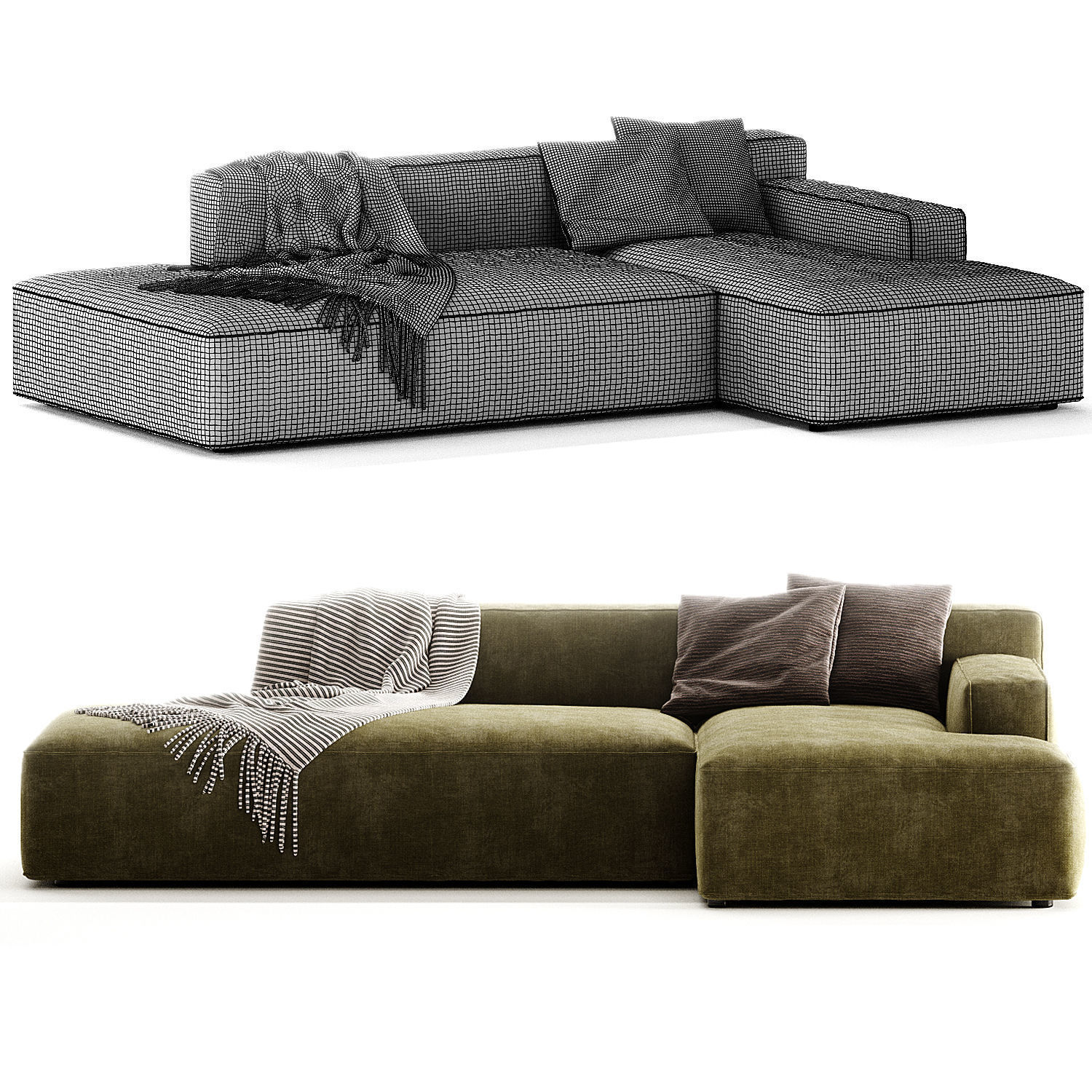 Globe soft Sofa by cosmorelax 3D model_4