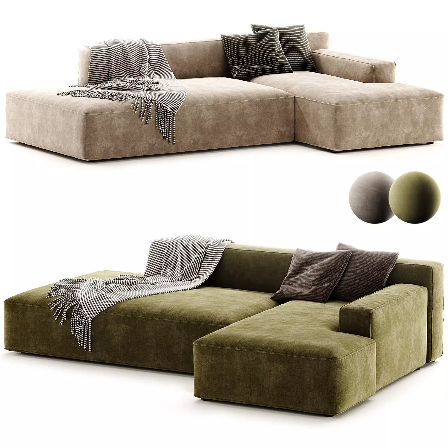 Globe soft Sofa by cosmorelax 3D model_0