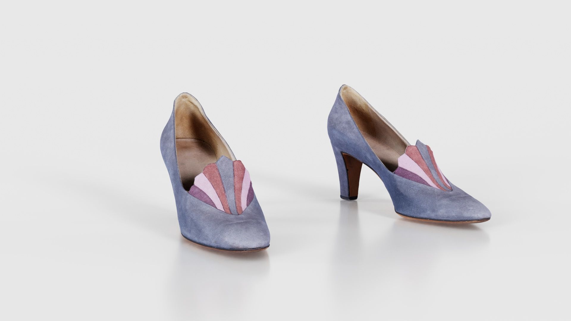 Art Deco Pumps Low-poly 3D model_18