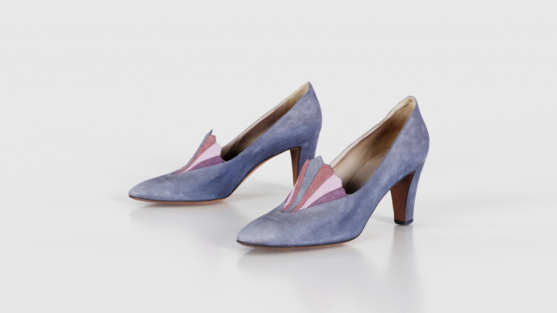 Art Deco Pumps Low-poly 3D model_15
