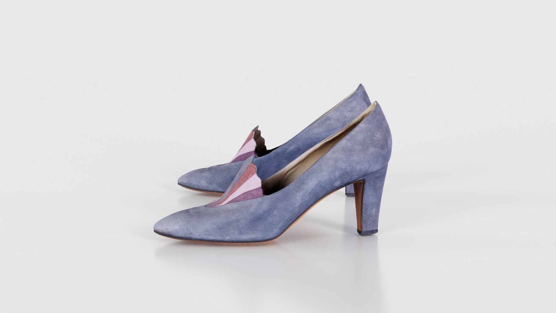 Art Deco Pumps Low-poly 3D model_26