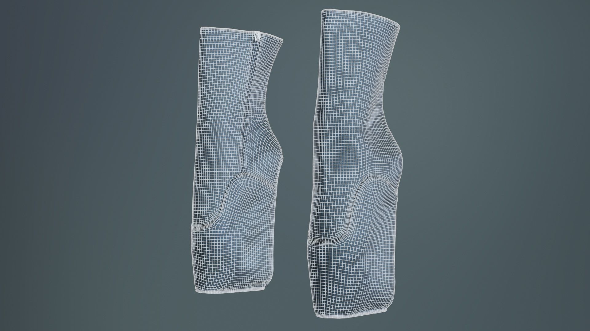 Ballet Fetish Sleeve Low-poly 3D model_9