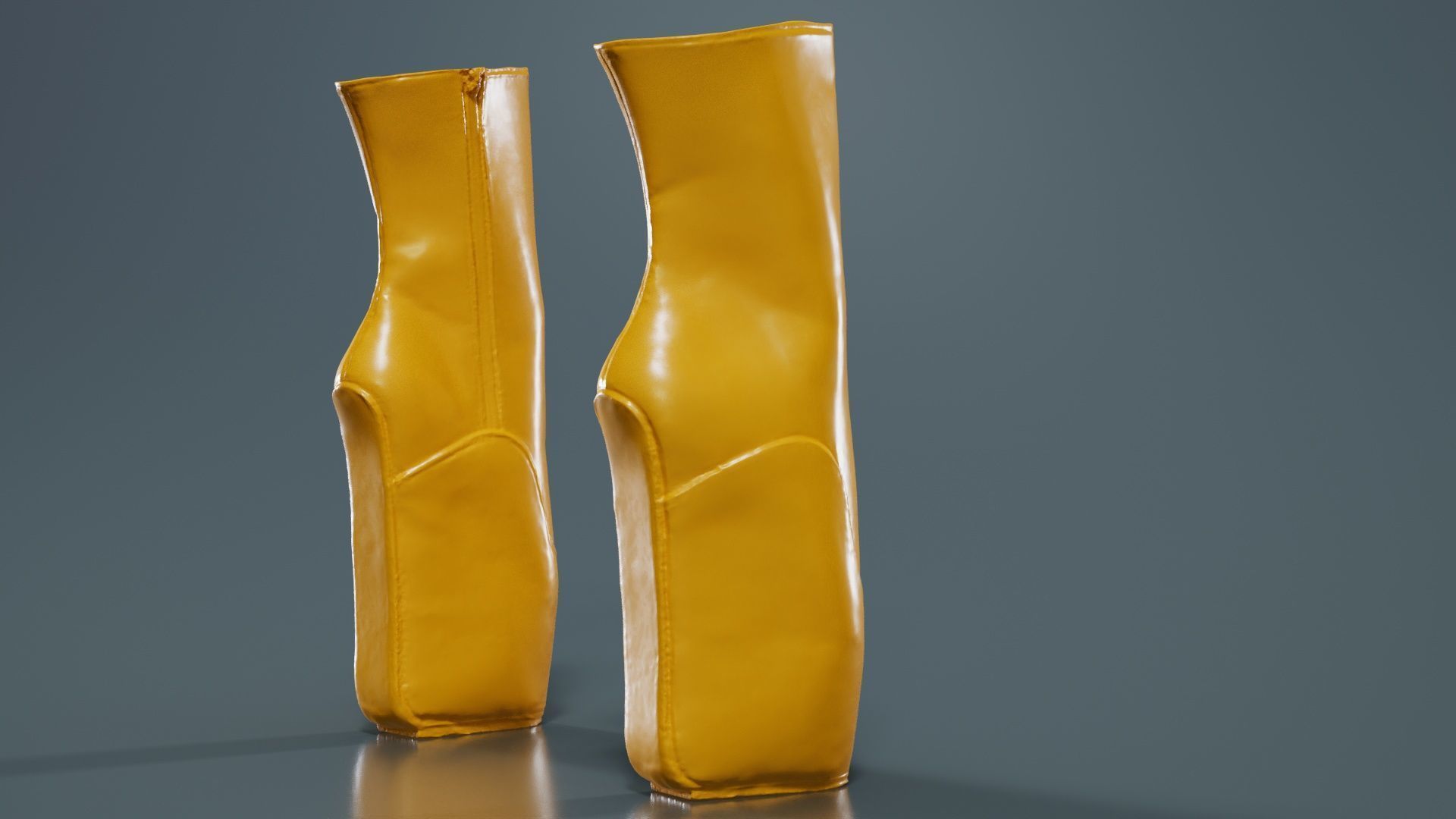 Ballet Fetish Sleeve Low-poly 3D model_13