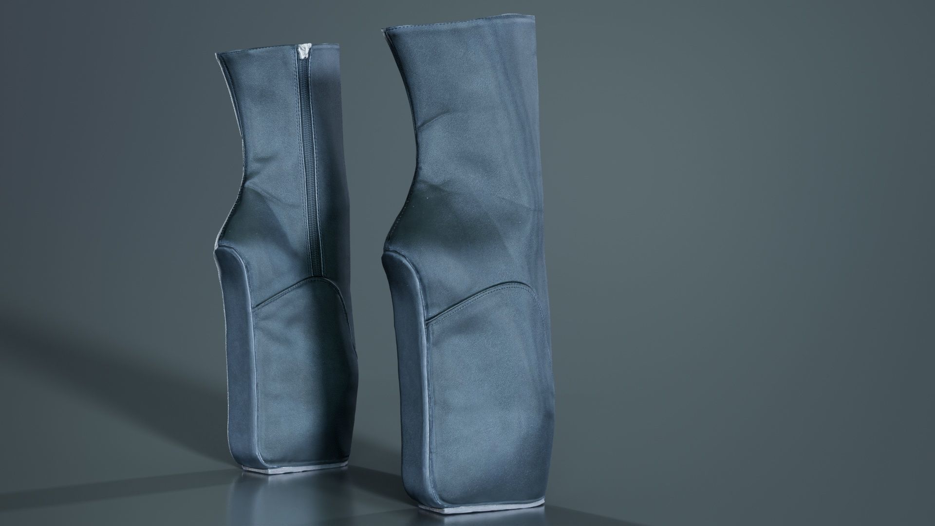 Ballet Fetish Sleeve Low-poly 3D model_2