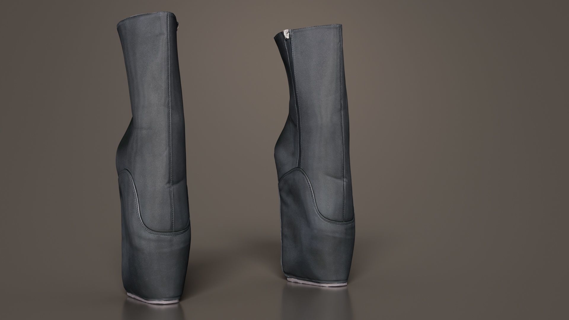 Ballet Fetish Sleeve Low-poly 3D model_4