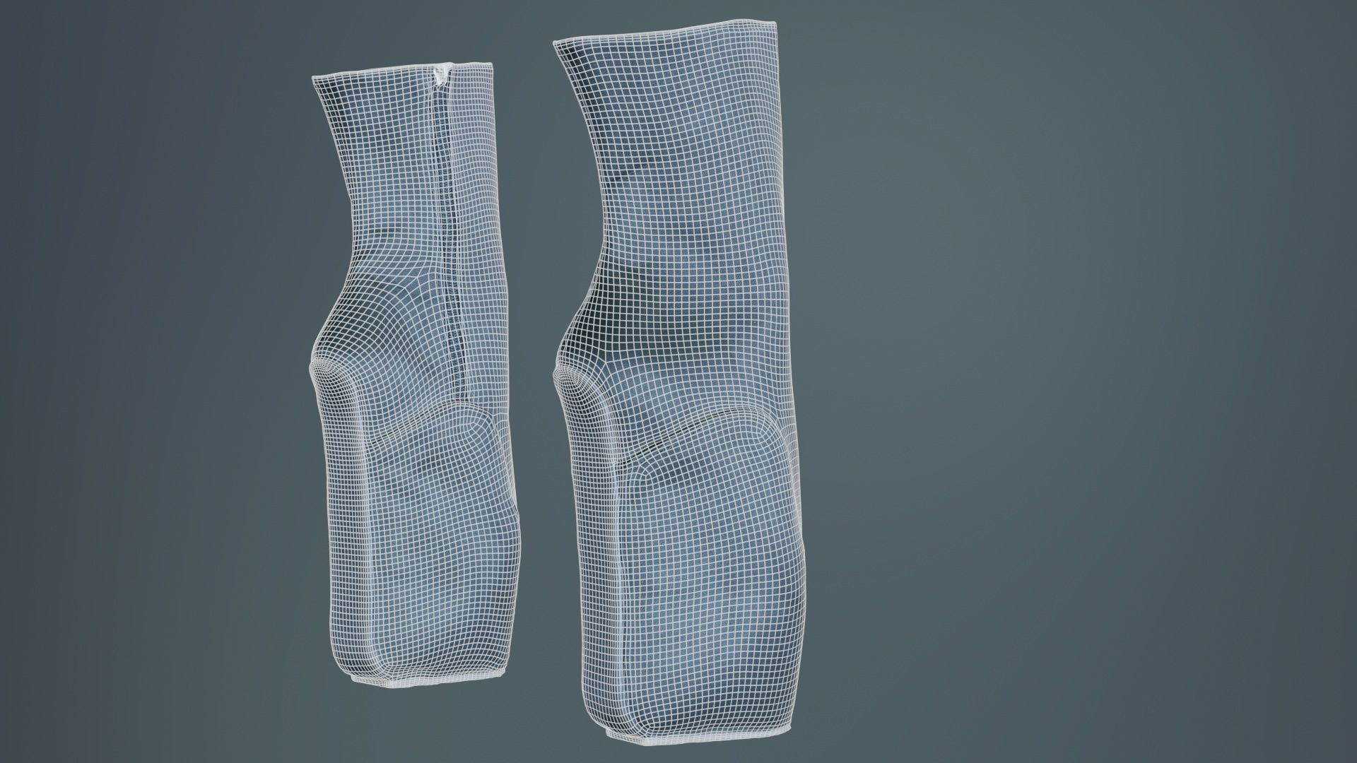 Ballet Fetish Sleeve Low-poly 3D model_10
