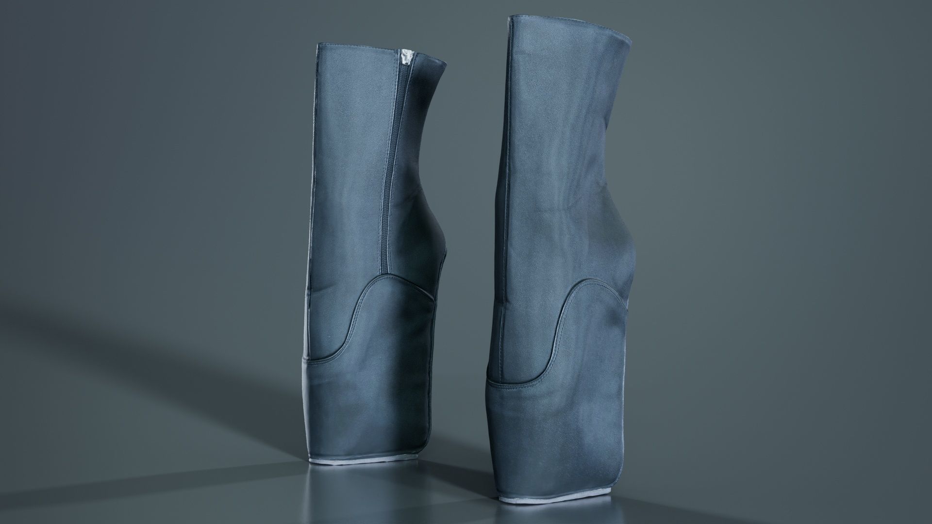 Ballet Fetish Sleeve Low-poly 3D model_7