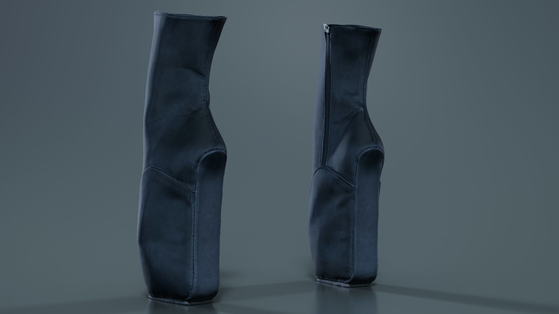 Ballet Fetish Sleeve Low-poly 3D model_5