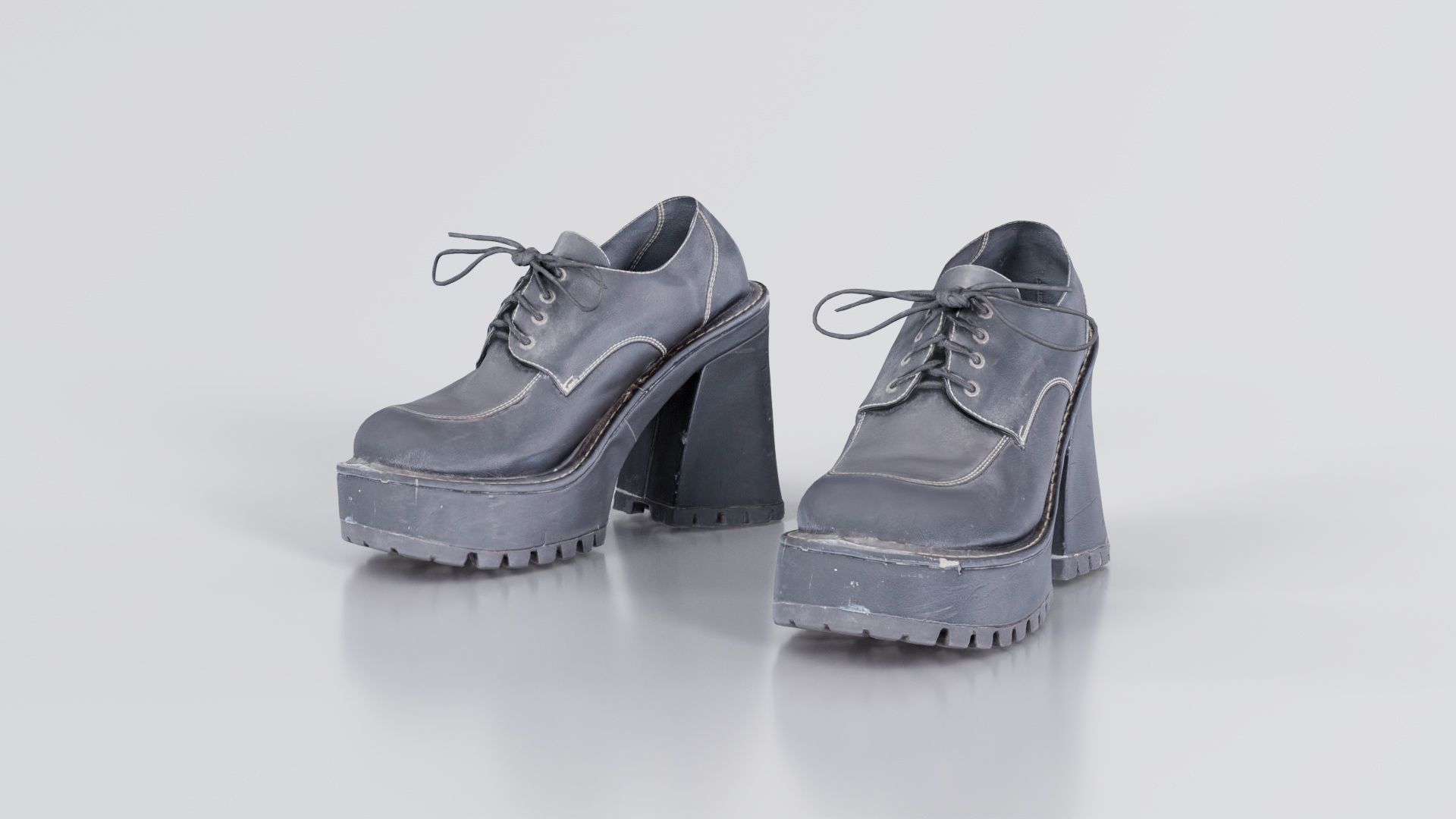 Bigfoot Boots Low-poly 3D model_3