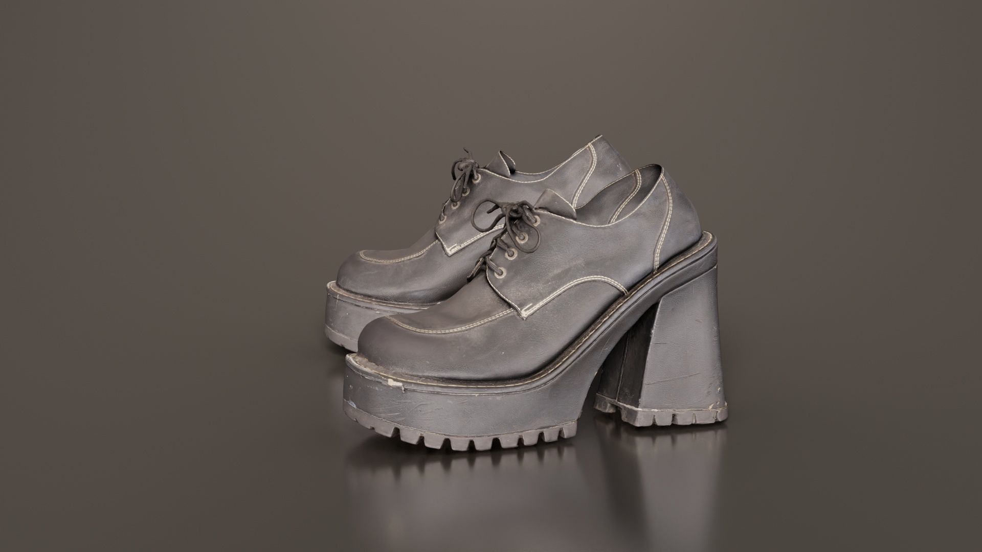 Bigfoot Boots Low-poly 3D model_4