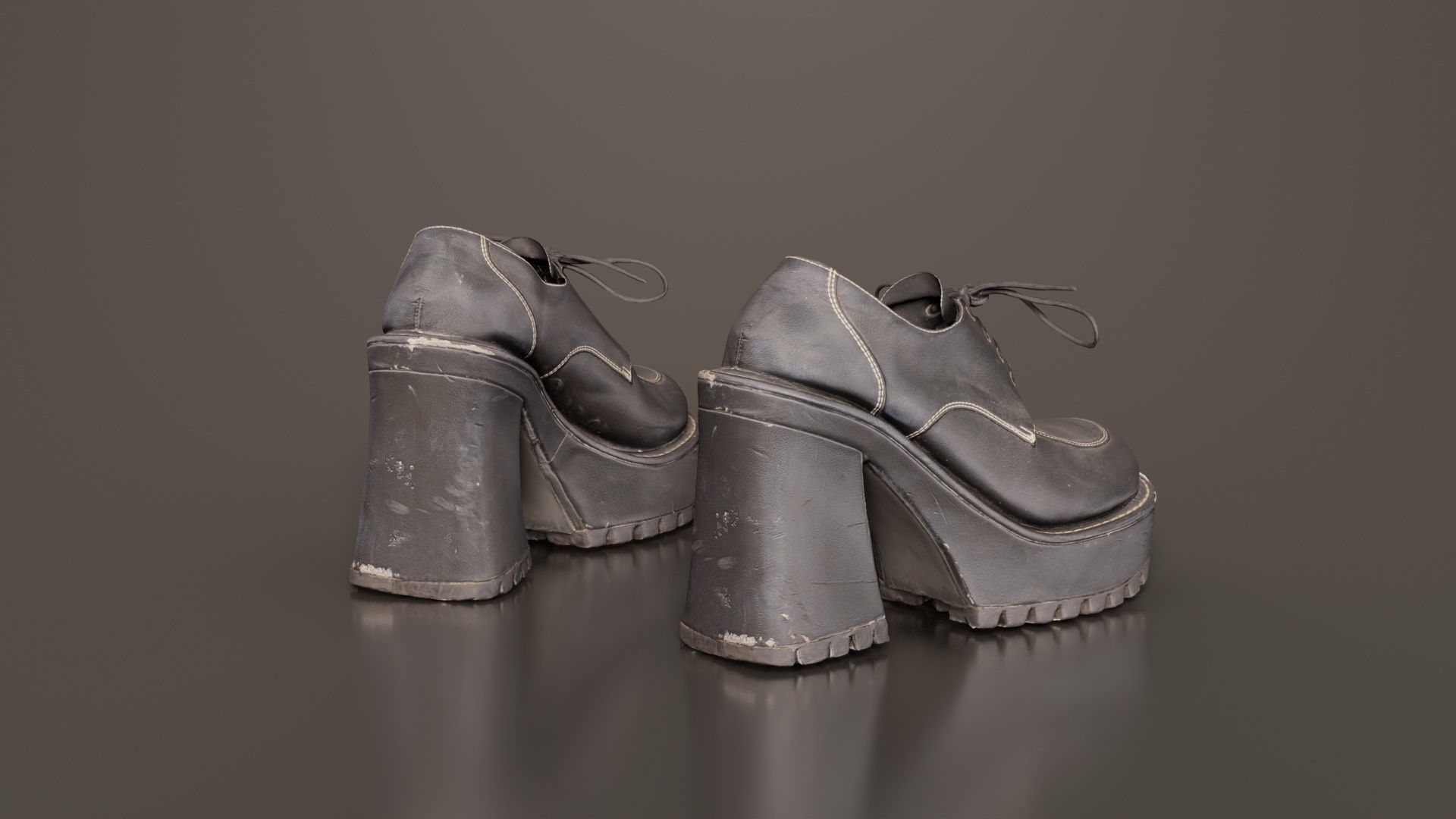 Bigfoot Boots Low-poly 3D model_2