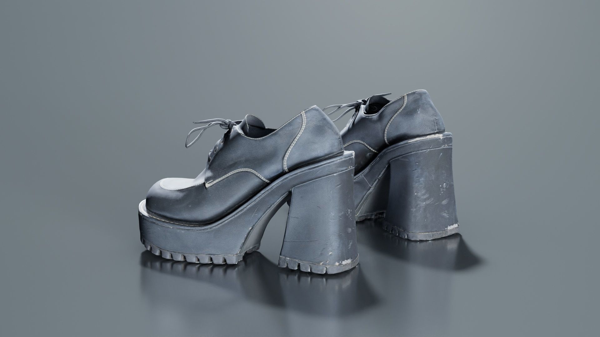 Bigfoot Boots Low-poly 3D model_5