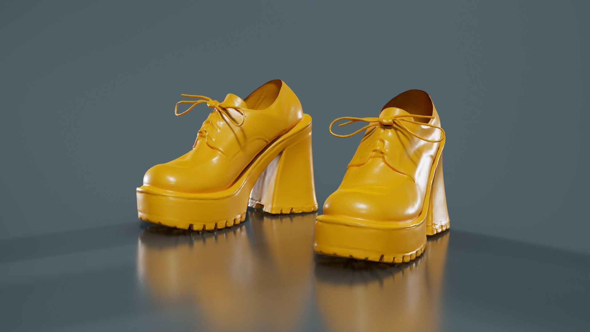 Bigfoot Boots Low-poly 3D model_12