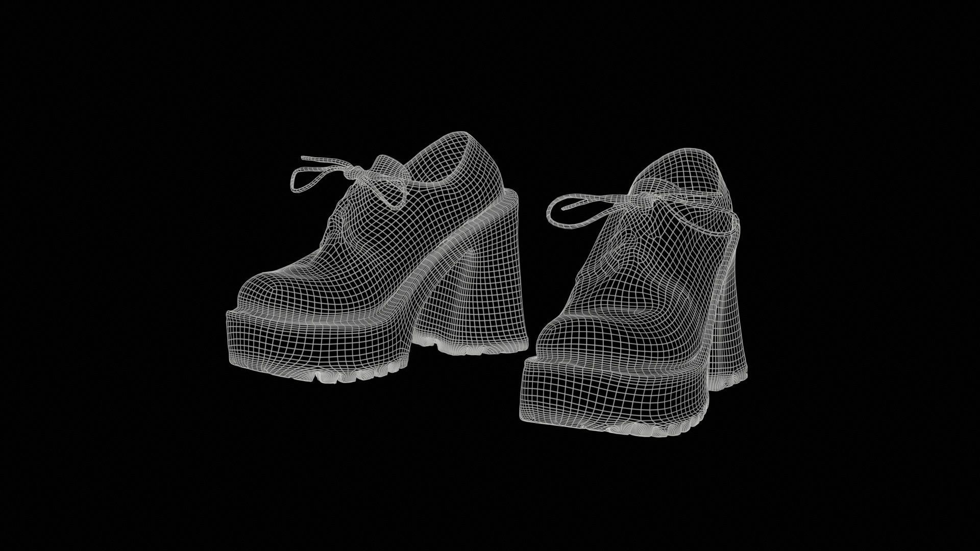 Bigfoot Boots Low-poly 3D model_11