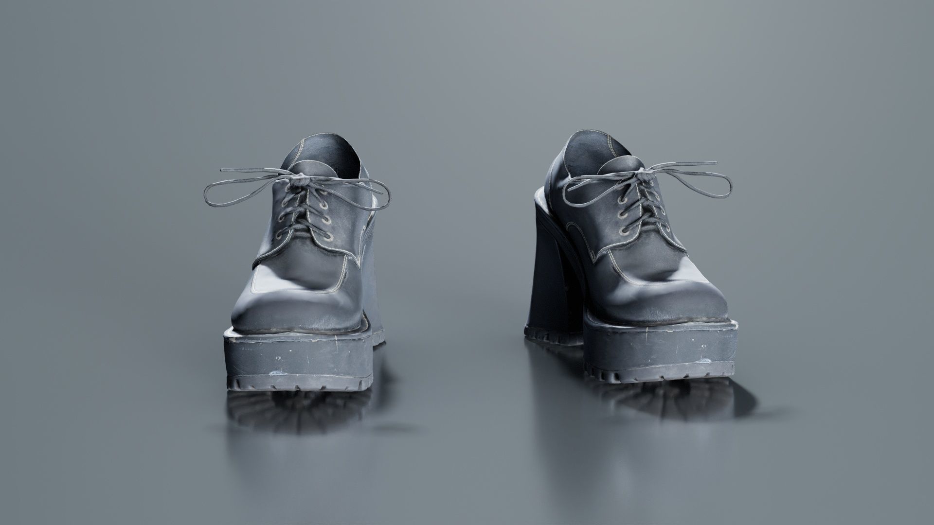 Bigfoot Boots Low-poly 3D model_7