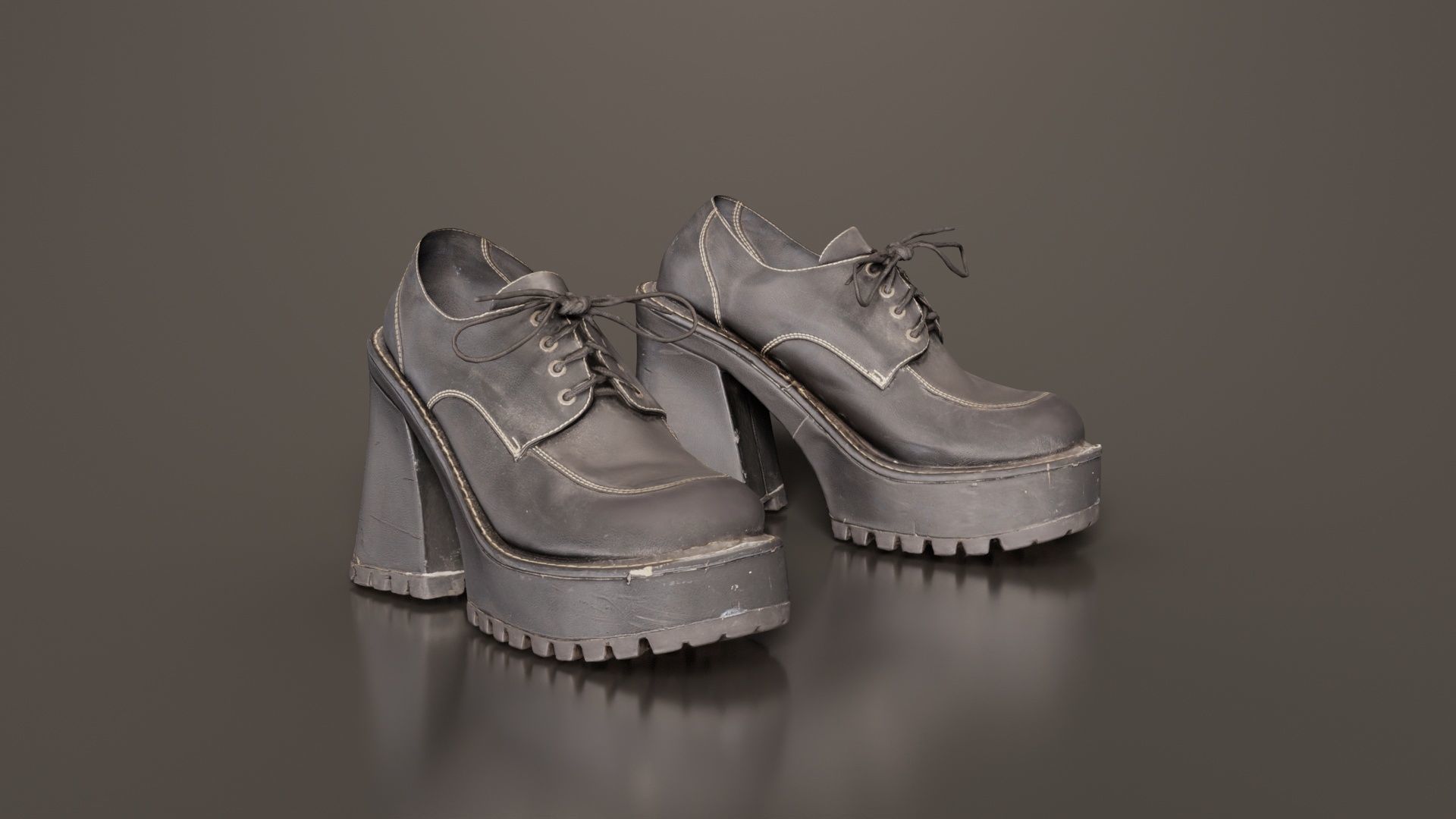 Bigfoot Boots Low-poly 3D model_6