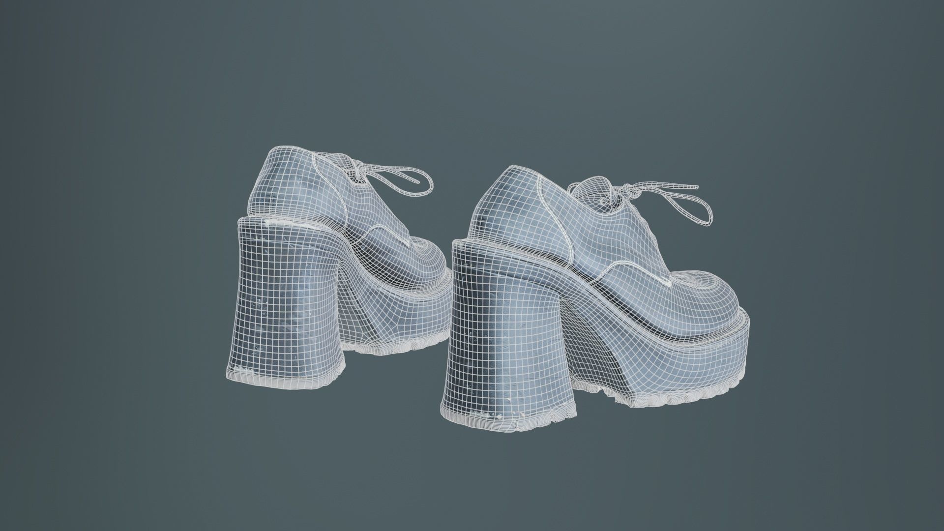 Bigfoot Boots Low-poly 3D model_10