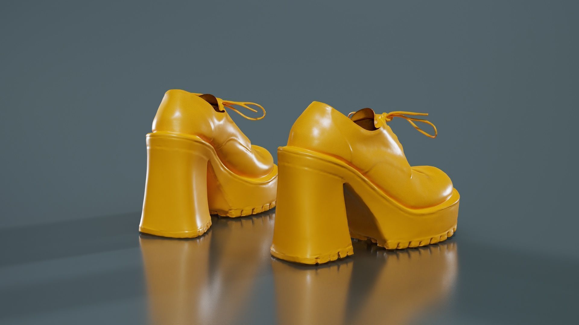 Bigfoot Boots Low-poly 3D model_13