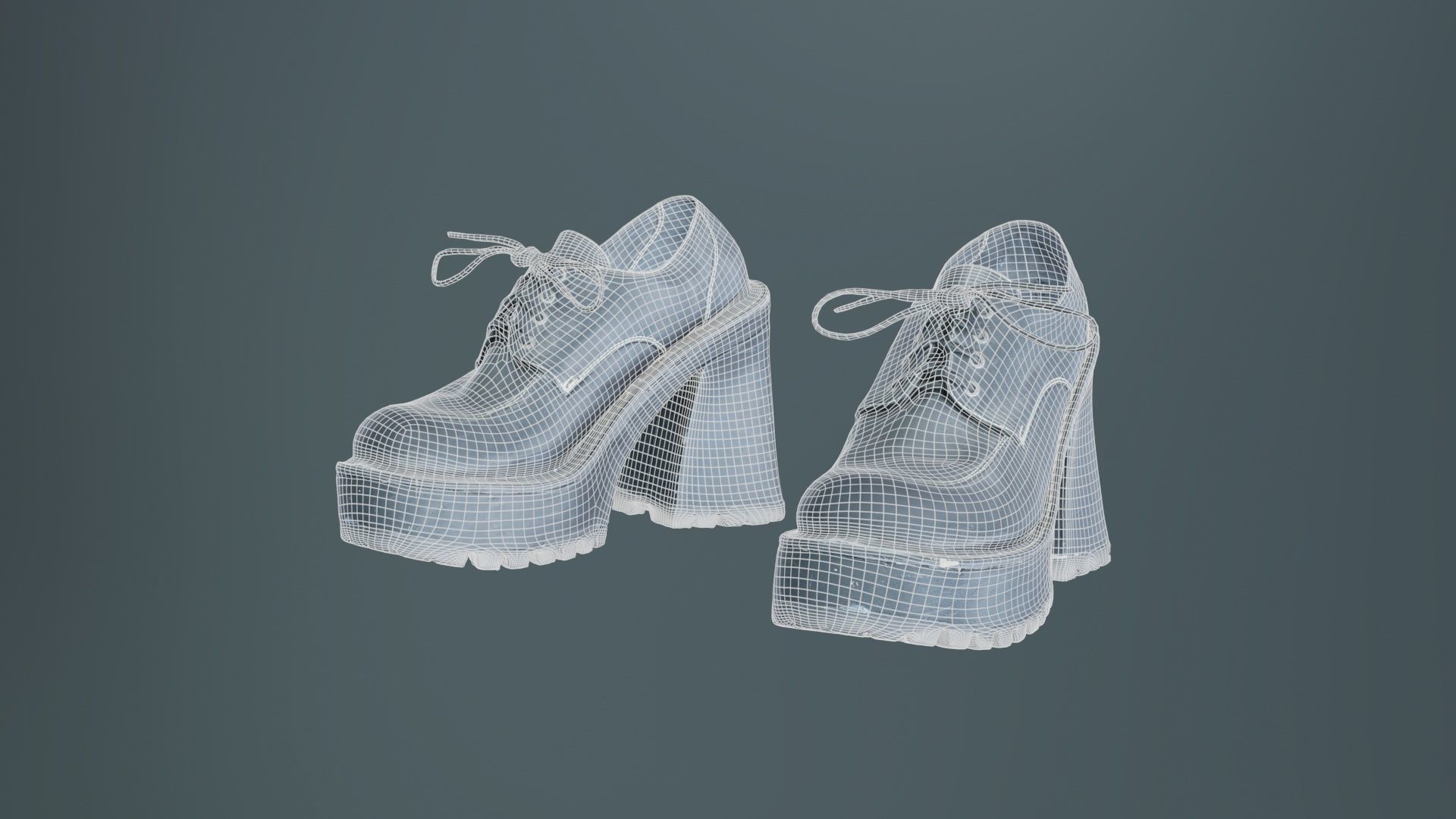 Bigfoot Boots Low-poly 3D model_9