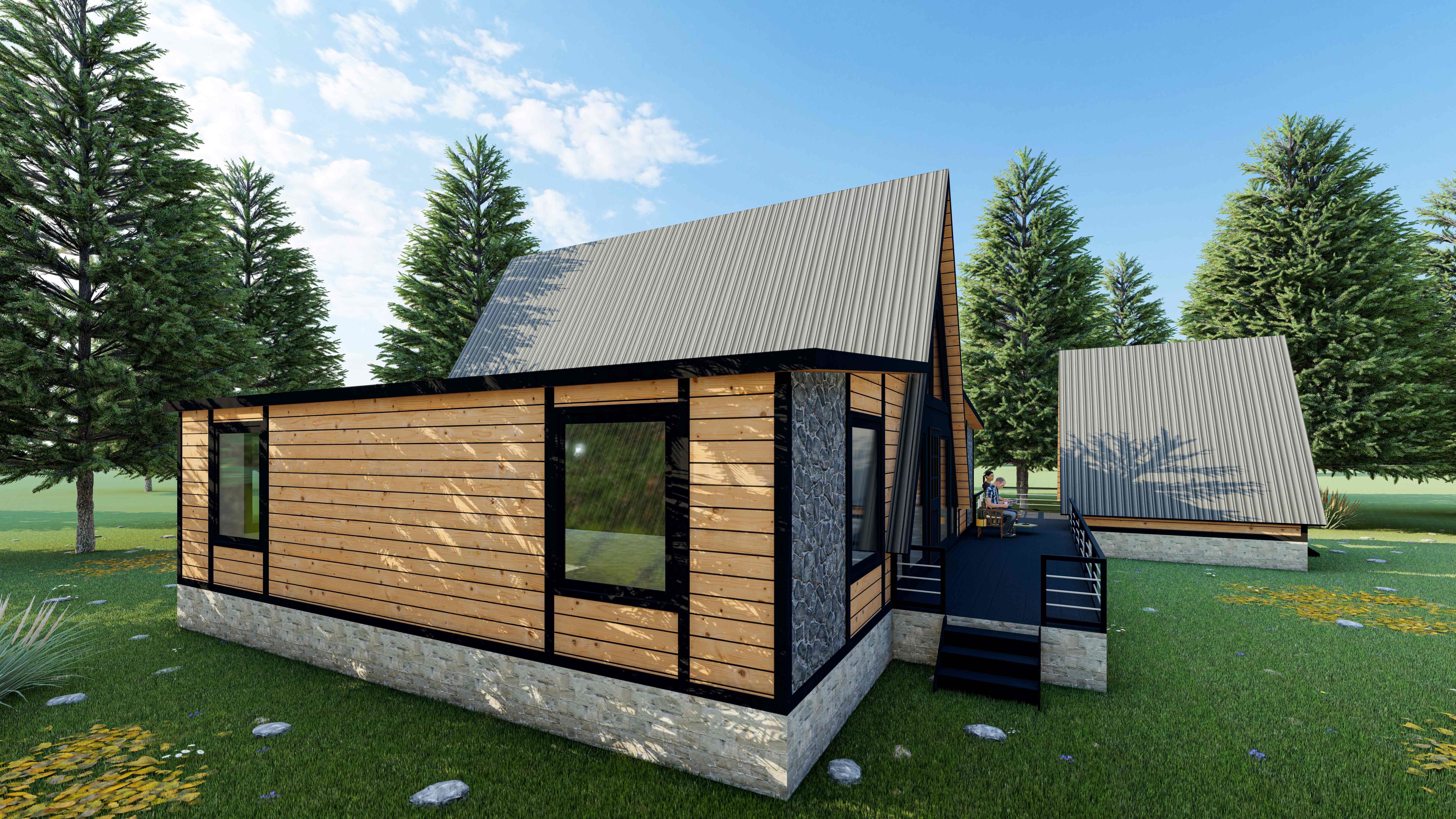 Tiny House 3D model_1