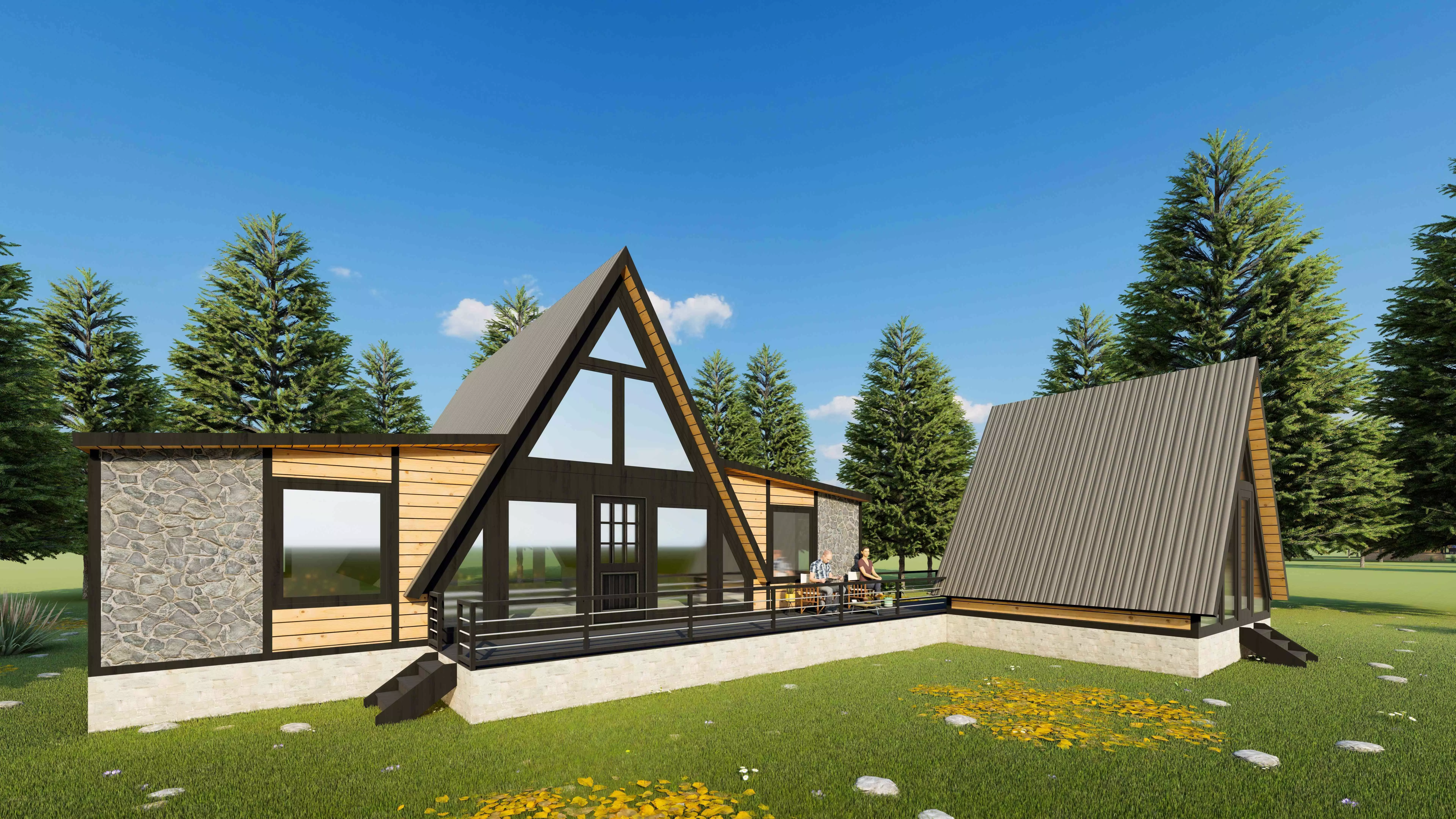 Tiny House 3D model_0