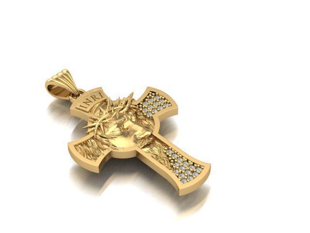 jesus cross 3D print model_1