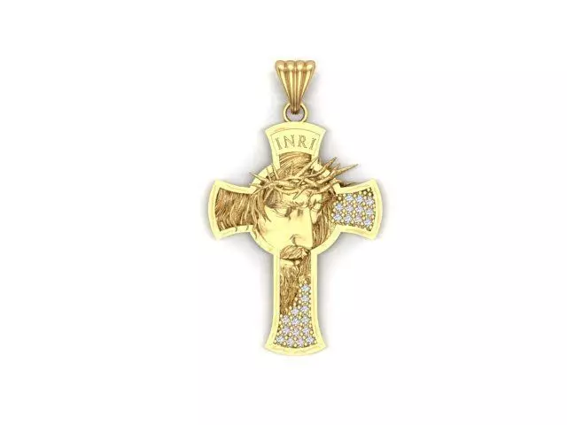 jesus cross 3D print model_0