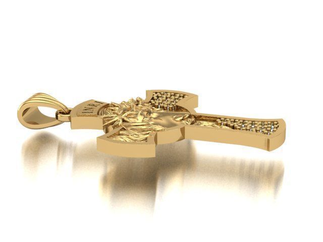 jesus cross 3D print model_2