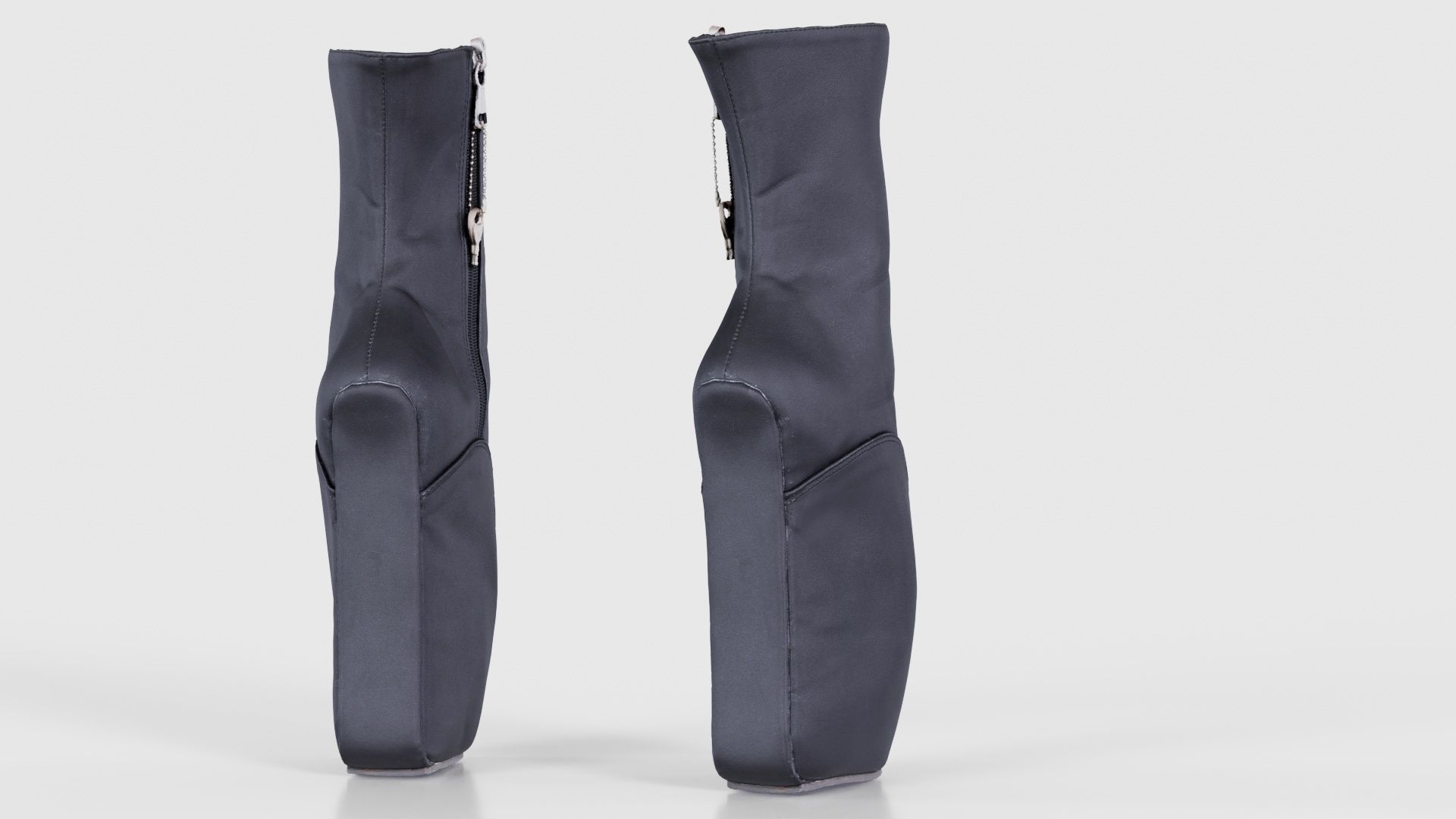 Block Ballet Boots Low-poly 3D model_22