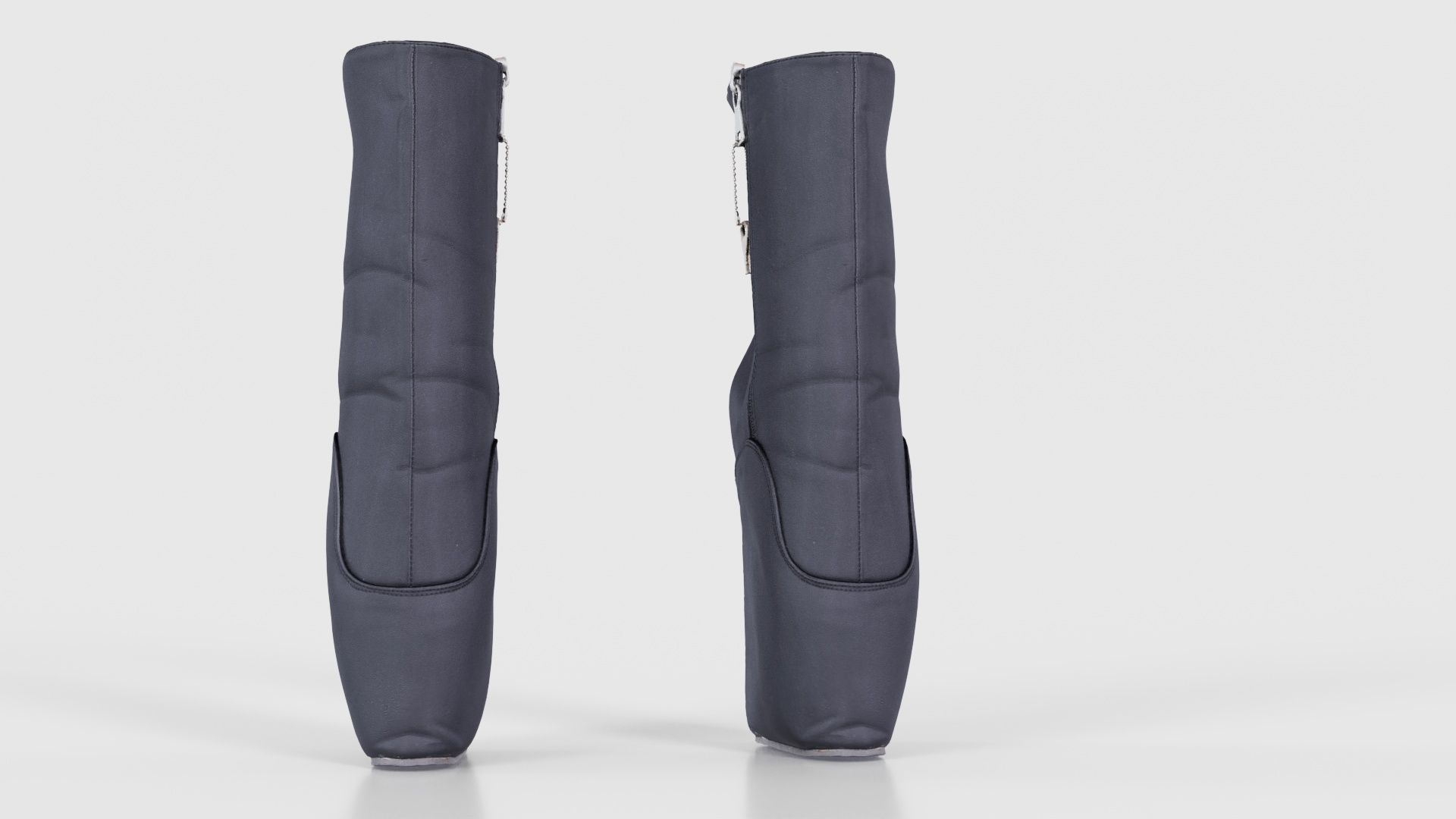 Block Ballet Boots Low-poly 3D model_17