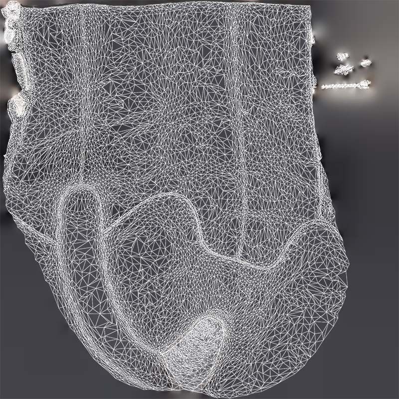 Block Ballet Boots Low-poly 3D model_14