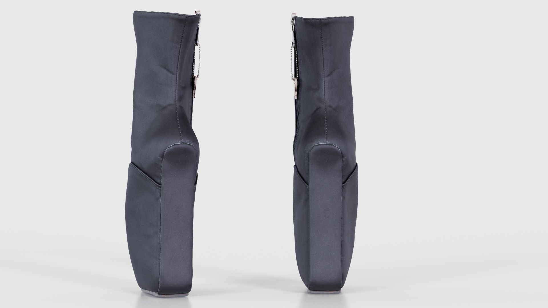Block Ballet Boots Low-poly 3D model_23