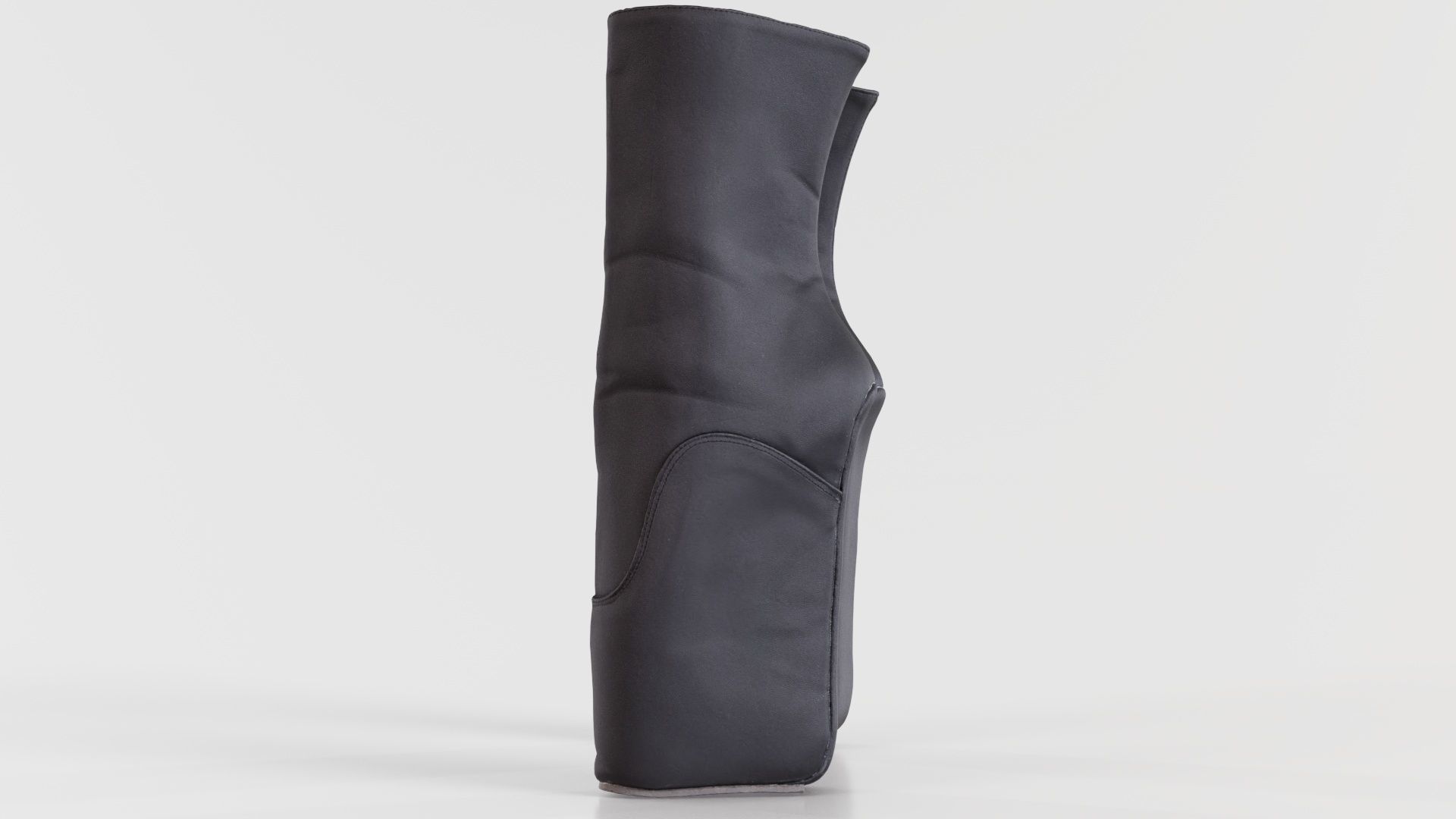 Block Ballet Boots Low-poly 3D model_3