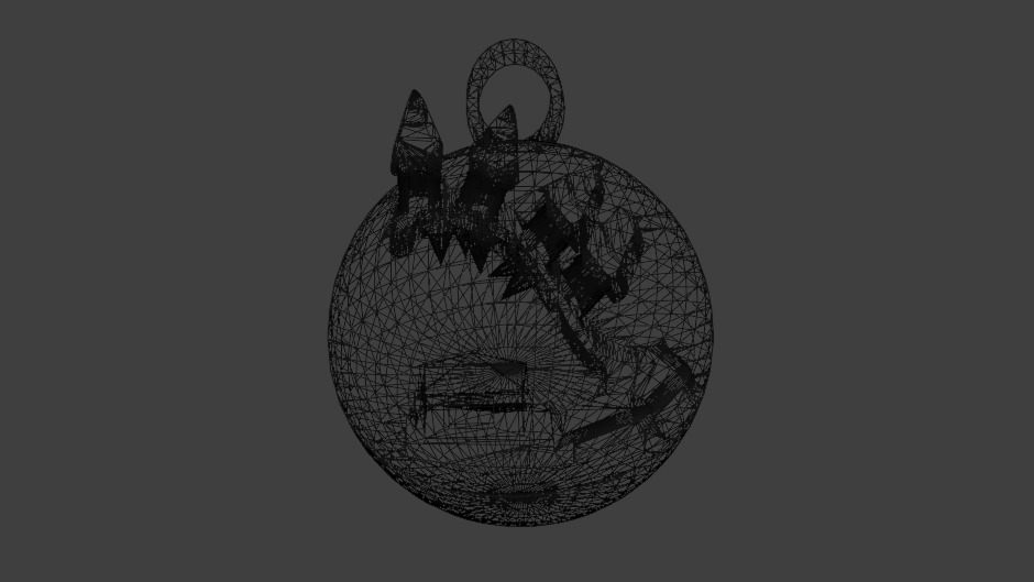 Village on the Hill - Christmas Ornament Free 3D print model_2