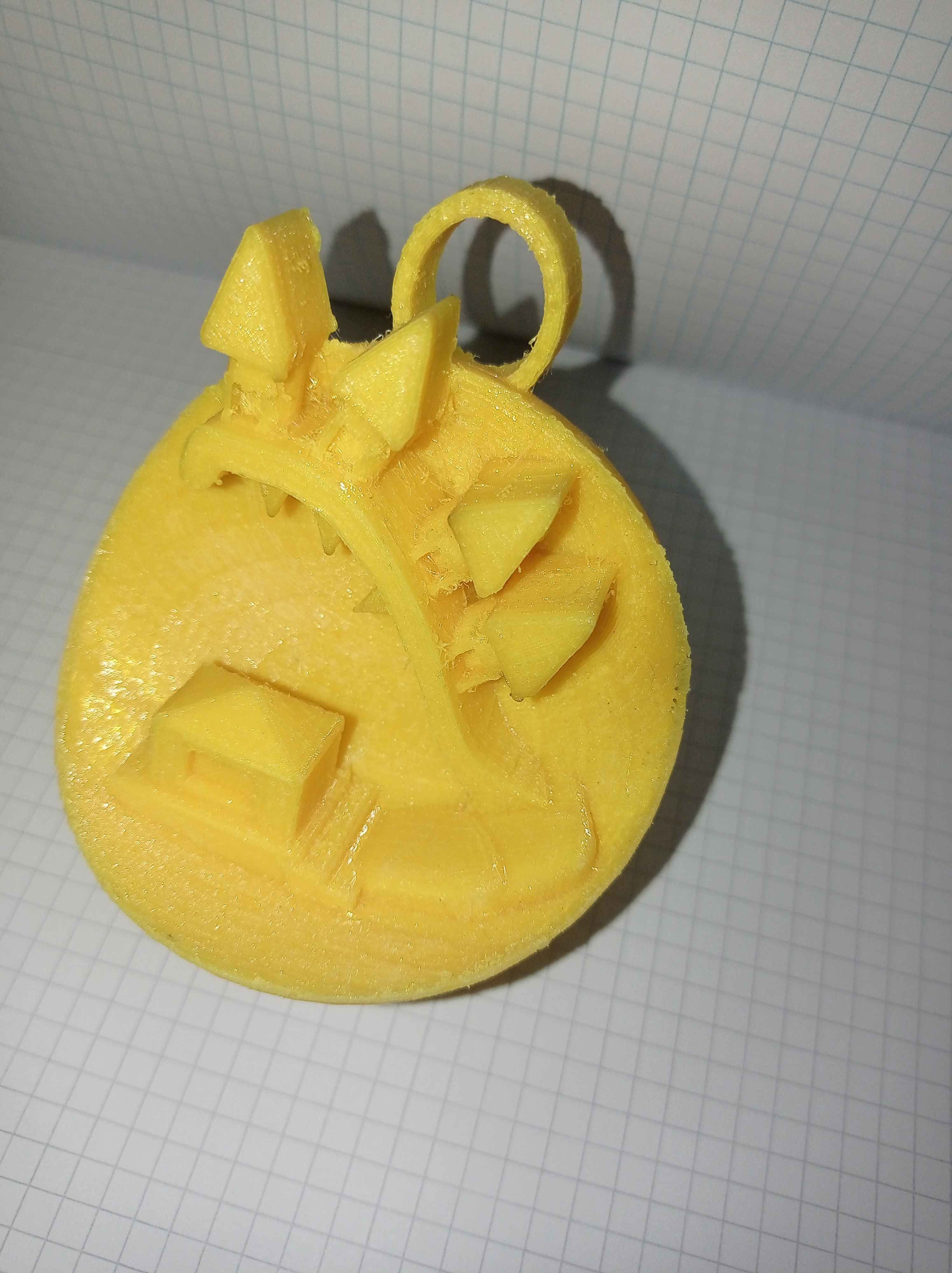 Village on the Hill - Christmas Ornament Free 3D print model_13