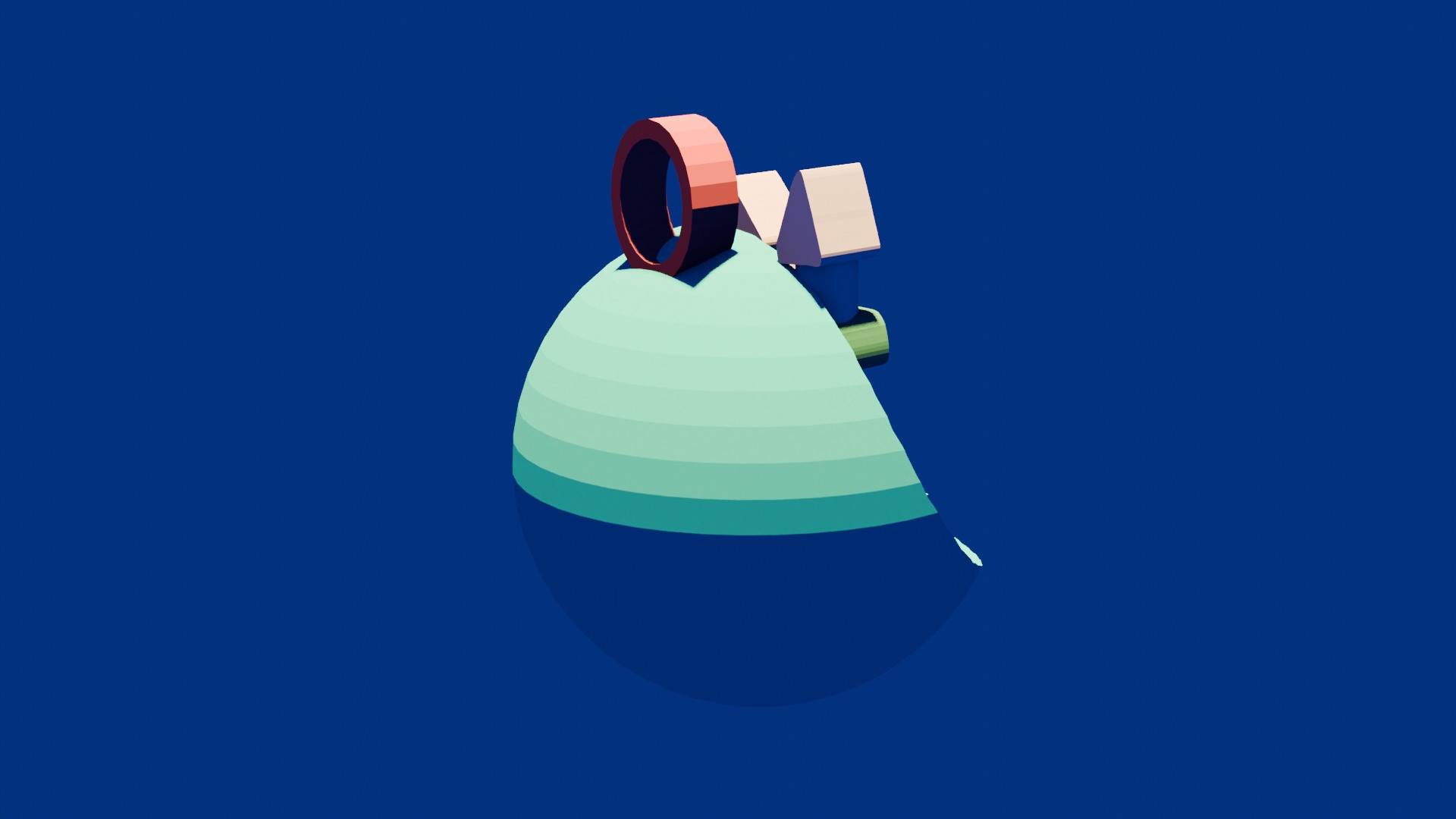 Village on the Hill - Christmas Ornament Free 3D print model_9