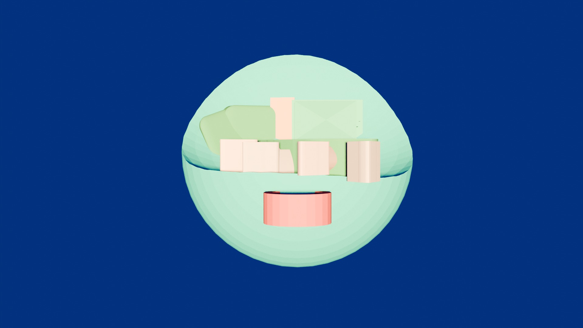 Village on the Hill - Christmas Ornament Free 3D print model_11