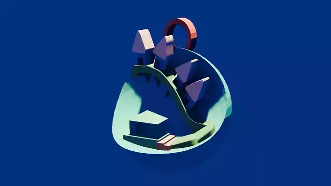 Village on the Hill - Christmas Ornament Free 3D print model