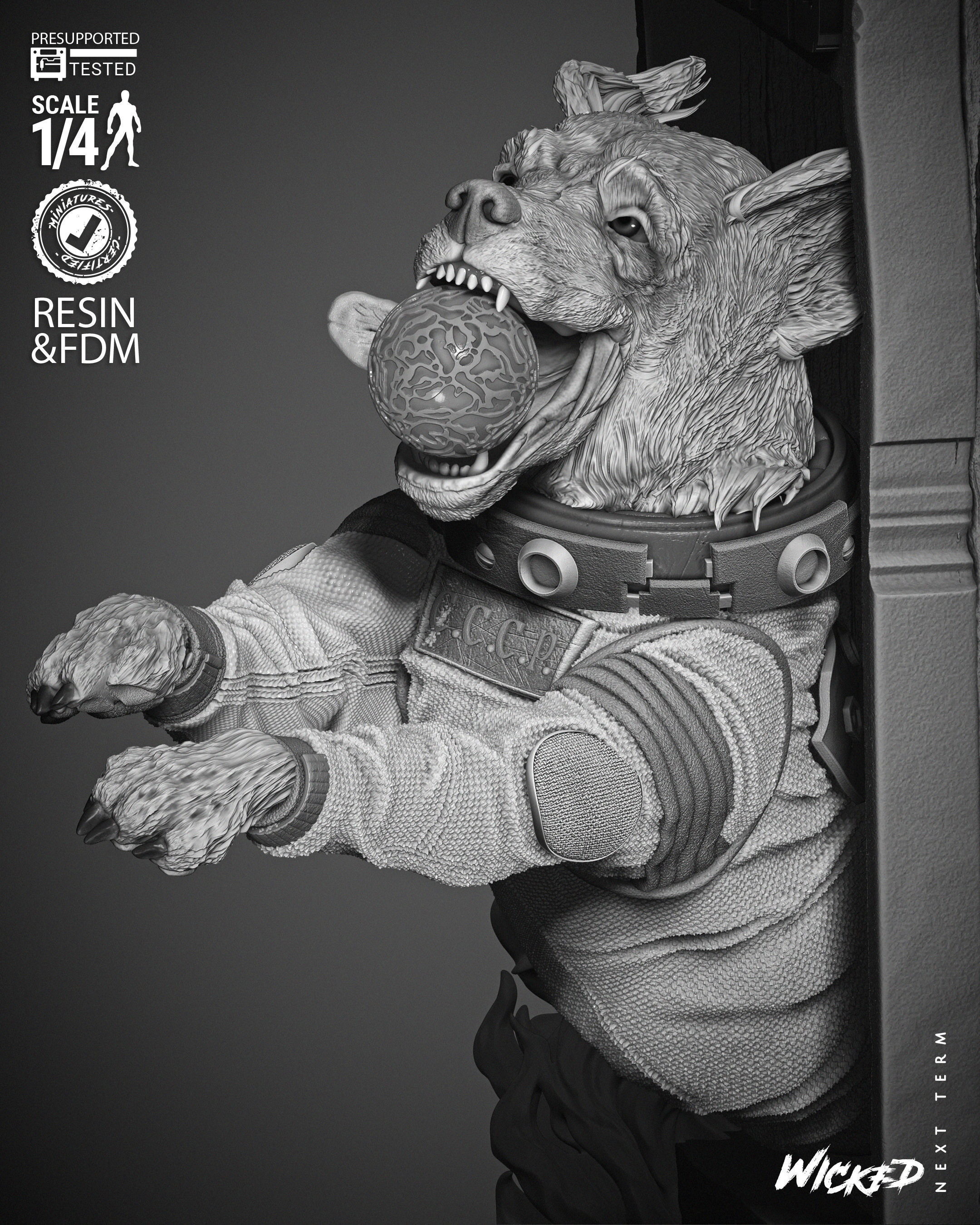 Wicked Marvel Cosmo Poster Bust 3D print model_26