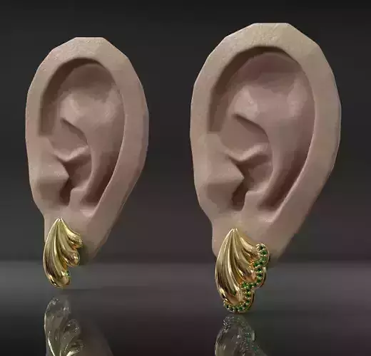 Earrings Brincos 3D print model