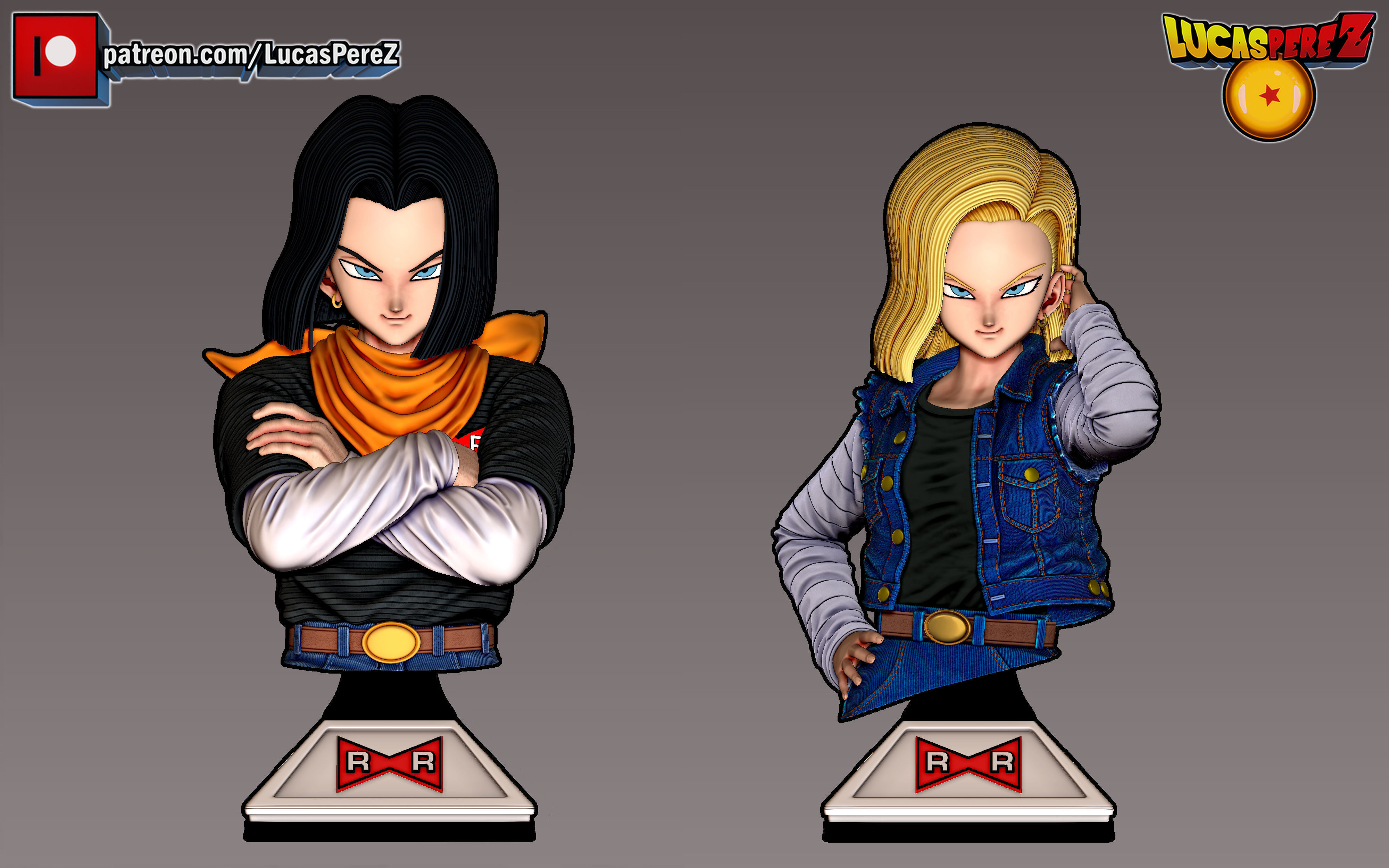 ANDROIDE A-18  3D print model_10