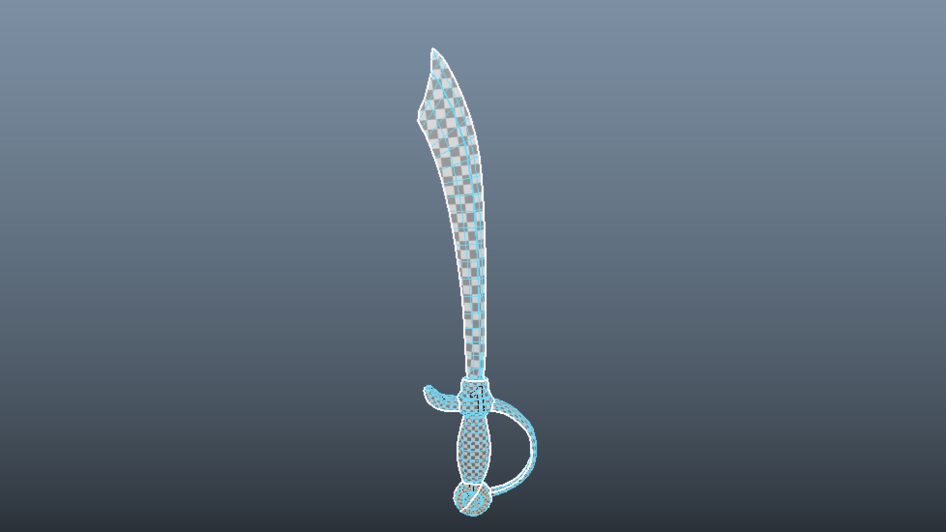 Eclipse Saber Sword Low-poly 3D model_17