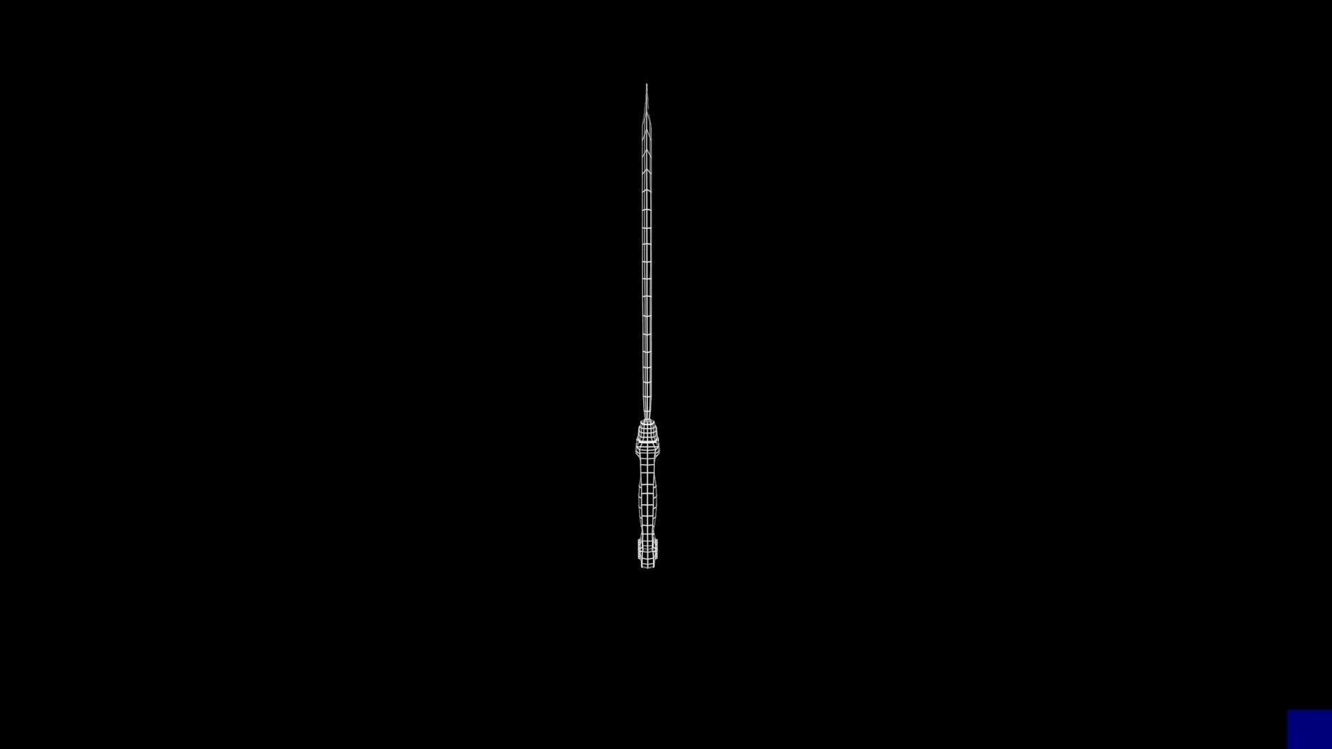 Eclipse Saber Sword Low-poly 3D model_13