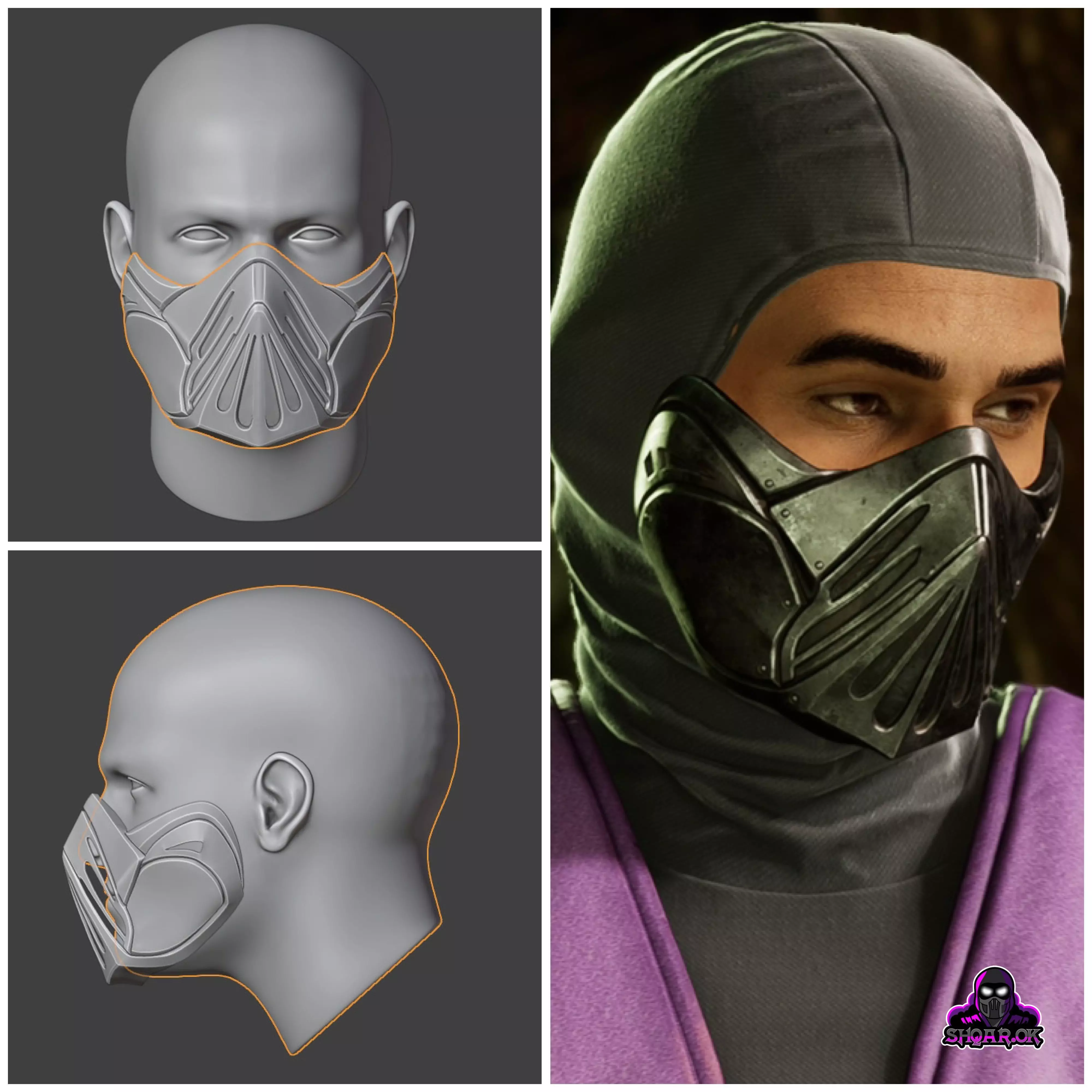 Rain mask from MK1 - Annihilation 3D print model_0