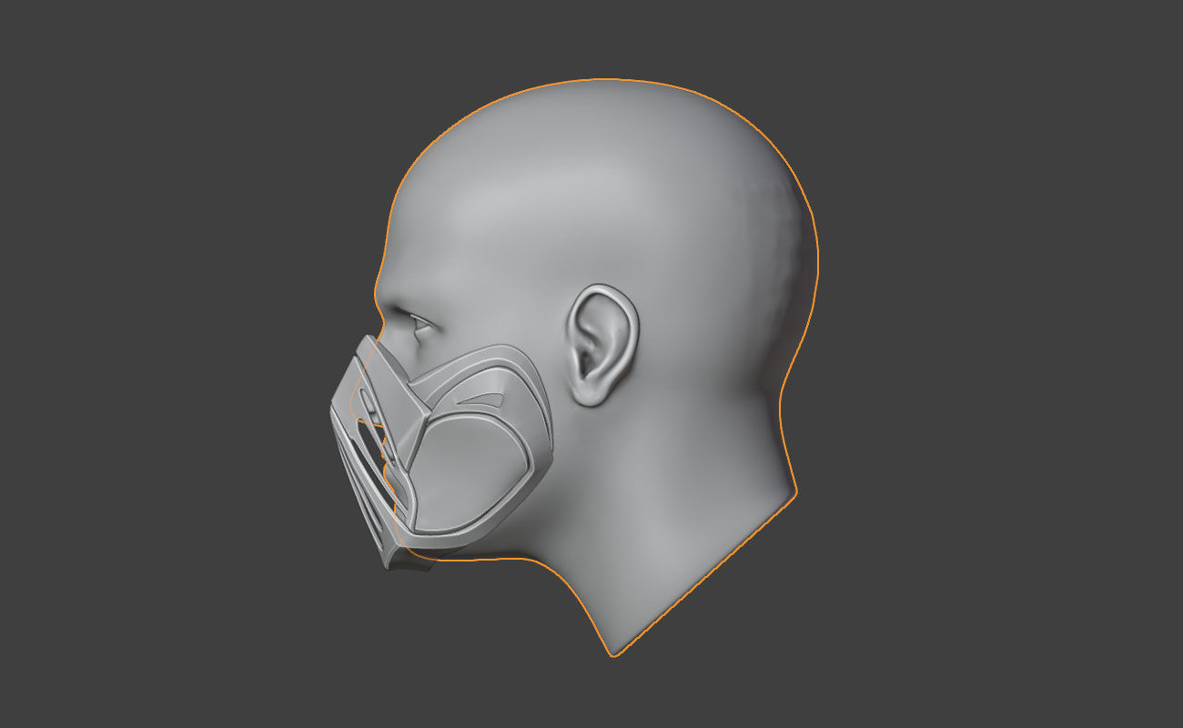 Rain mask from MK1 - Annihilation 3D print model_2
