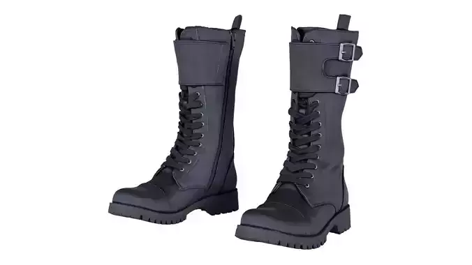 Laces and Buckles Boots